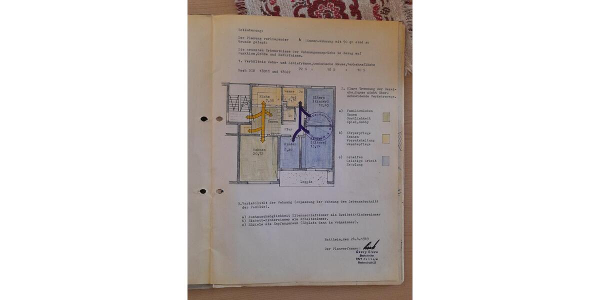 Etagenwohnung Nattheim - 4 Zimmer, 90 m&sup2;, 650&euro; | Angebot:26019799