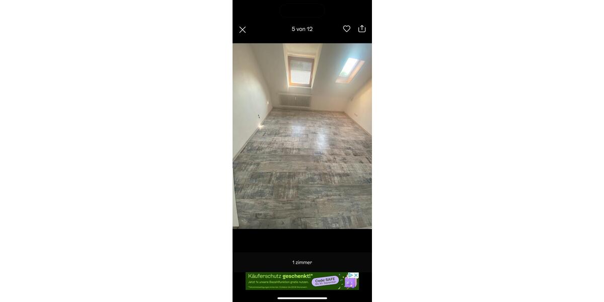 Dachgeschoßwohnung Aalen Attenhofen - 3.5 Zimmer, 70 m&sup2;, 1.280&euro; | Angebot:25753214