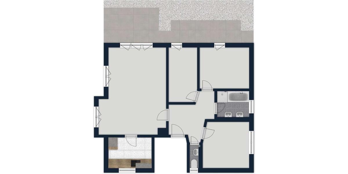 Etagenwohnung Oberkochen - 4.5 Zimmer, 103 m&sup2;, 1.200&euro; | Angebot:25887867