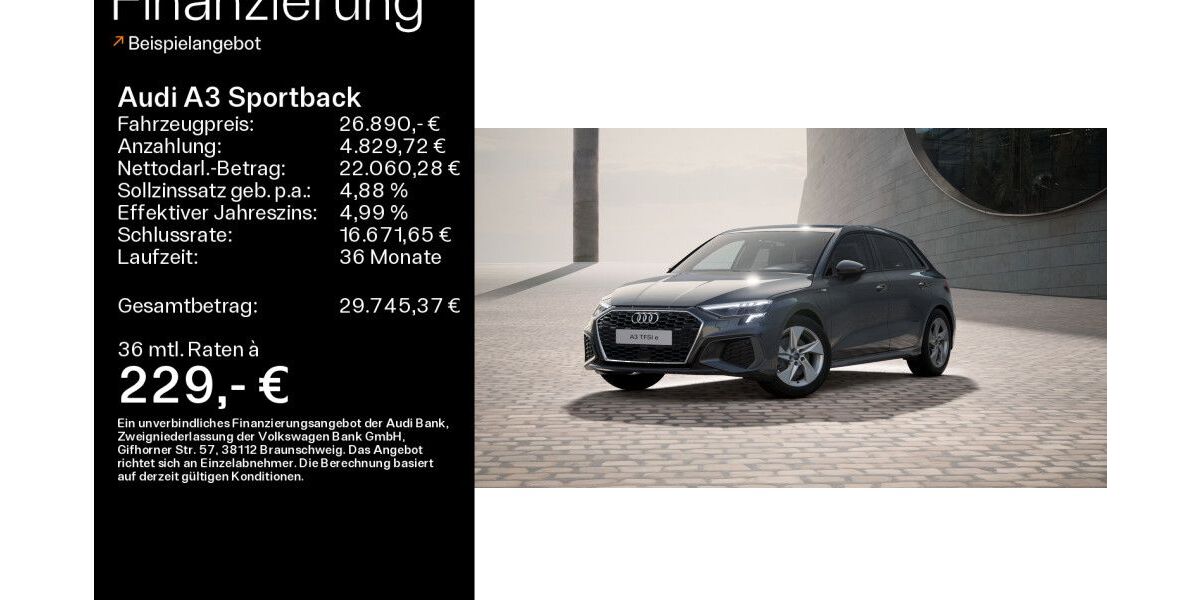 Audi A3 23.484 km 25.890 &euro; Heidenheim a. d. B. 89520