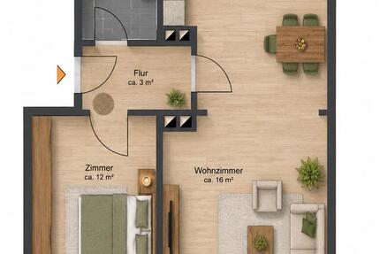 Wohnung Nördlingen - 2 Zimmer, 50 m&sup2;, 175.000&euro; | Angebot:27249696