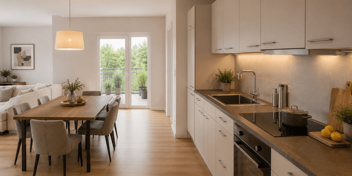 10% Rabatt bis August! Neubauprojekt „Panoramablick“ 3,5 Zi. Wohnung mit Balkon Aufzug & TG - Etagenwohnung Göggingen | Angebot:27532453