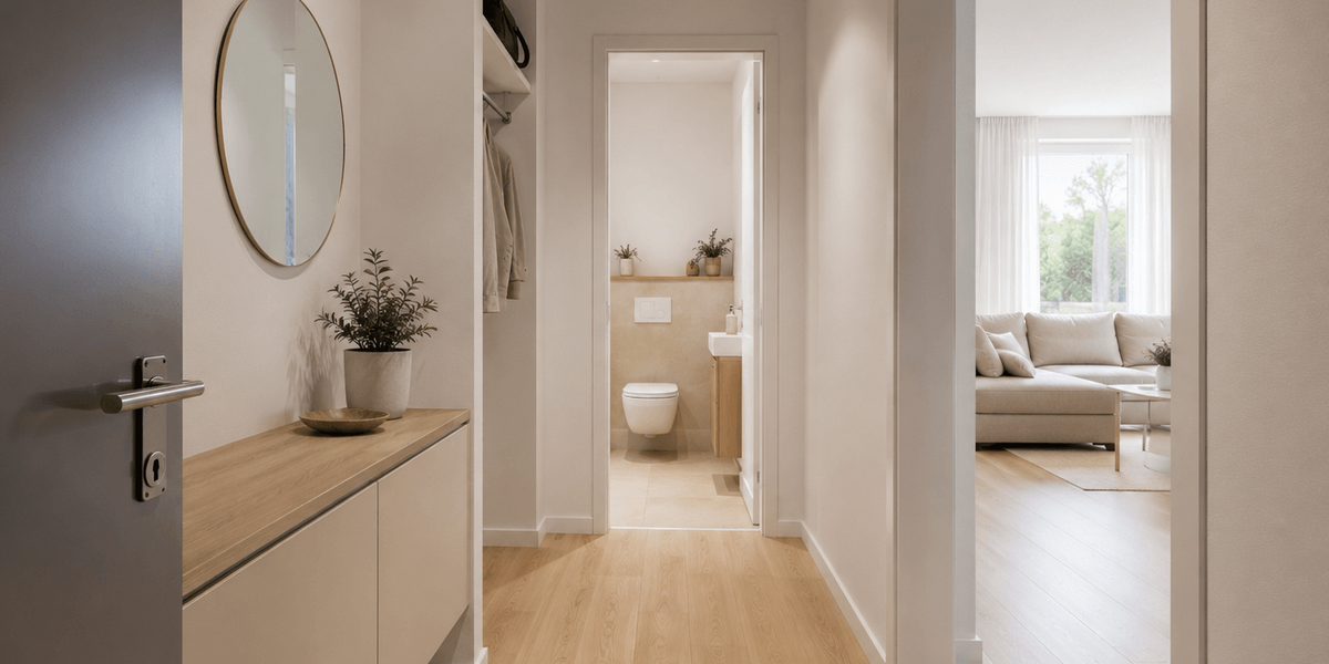 10% Rabatt bis August! Neubauprojekt „Panoramablick“ 3,5 Zi. Wohnung mit Balkon Aufzug & TG - Etagenwohnung Göggingen | Angebot:27532447