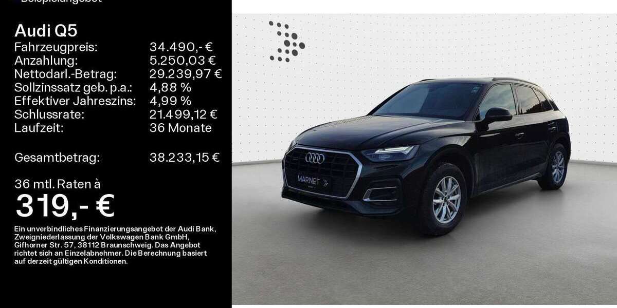 Audi Q5 110.701 km 34.490 &euro; Heidenheim an der Brenz 89520