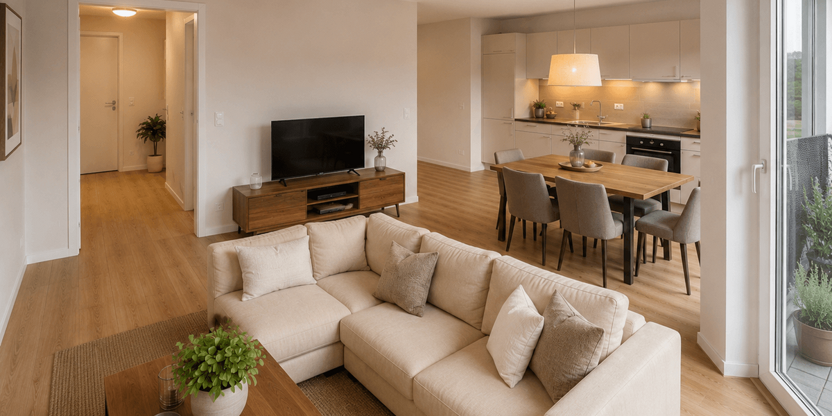 10% Rabatt bis August! Neubauprojekt „Panoramablick“ 3,5 Zi. Wohnung mit Balkon Aufzug & TG - Etagenwohnung Göggingen | Angebot:27532453