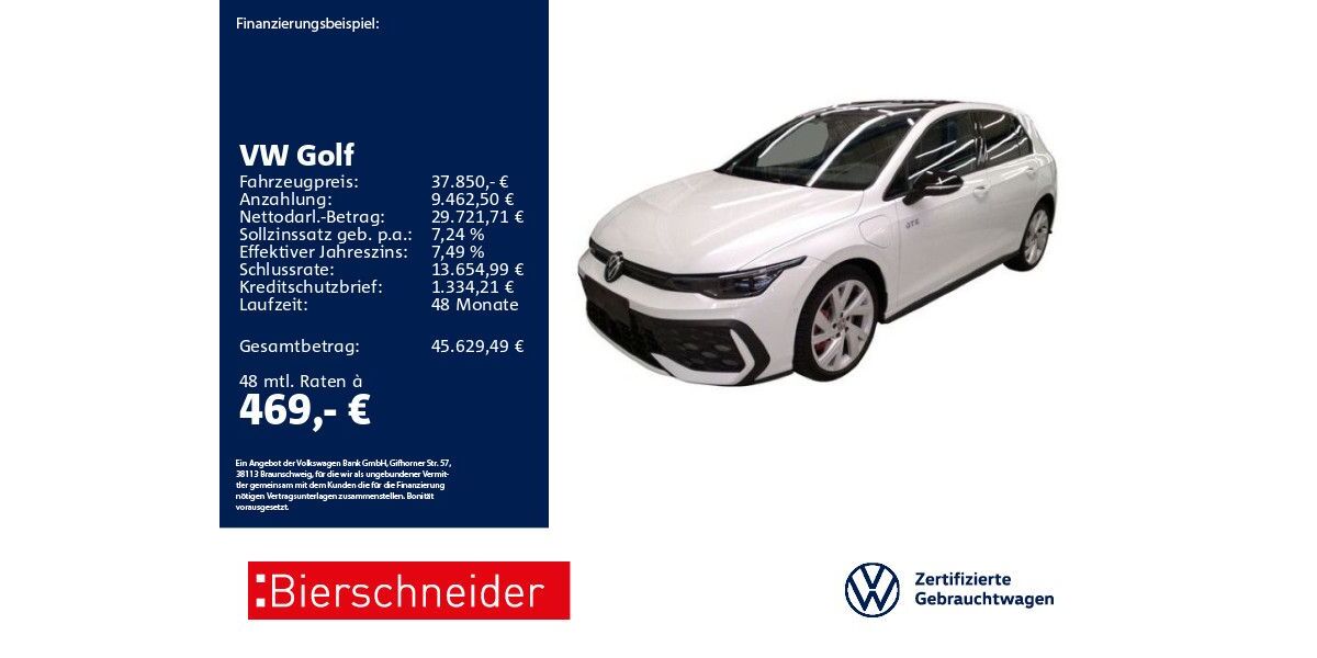 VW Golf 12.725 km 37.850 &euro; Aalen 73431