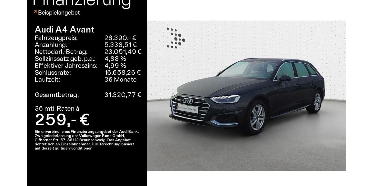 Audi A4 109.269 km 28.390 &euro; Heidenheim an der Brenz 89520