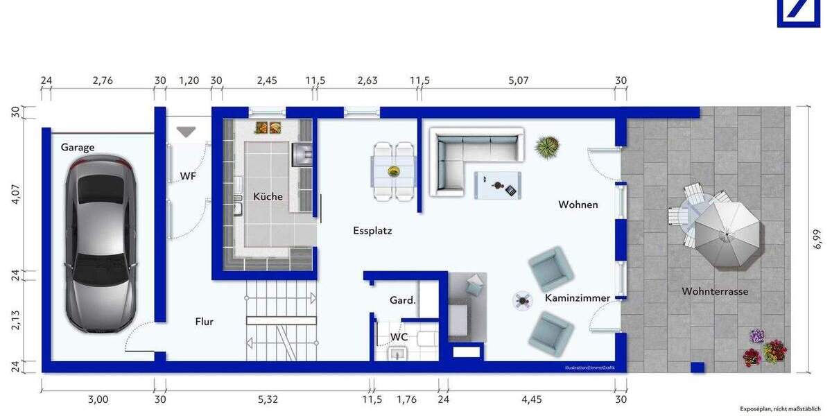 Doppelhaushälfte Aalen Unterkochen - 5 Zimmer, 140 m&sup2;, 598.700&euro; | Angebot:25687029