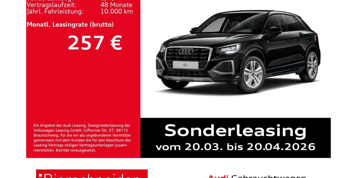 Audi Q2 7.997 km 27.650 &euro; Aalen 73431