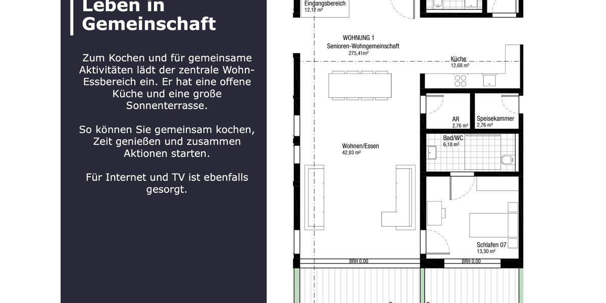 Etagenwohnung Ellwangen (Jagst) - 1.5 Zimmer, 48 m&sup2;, 570&euro; | Angebot:25145366