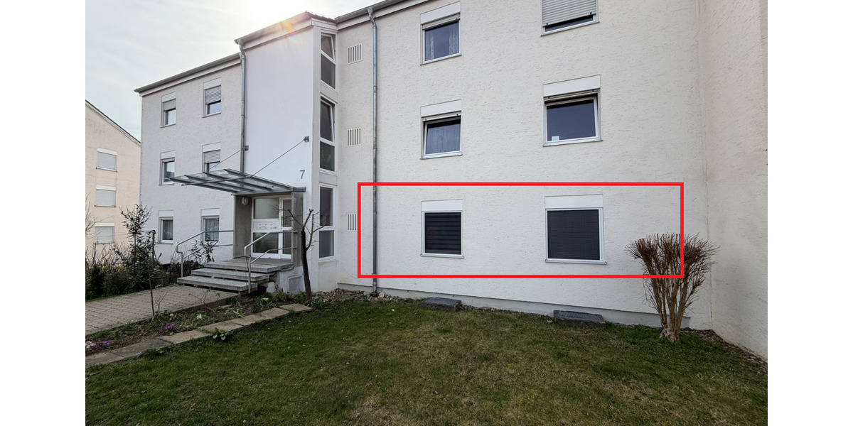 Erdgeschoßwohnung Aalen Unterkochen - 3.5 Zimmer, 73 m&sup2;, 299.000&euro; | Angebot:25406986