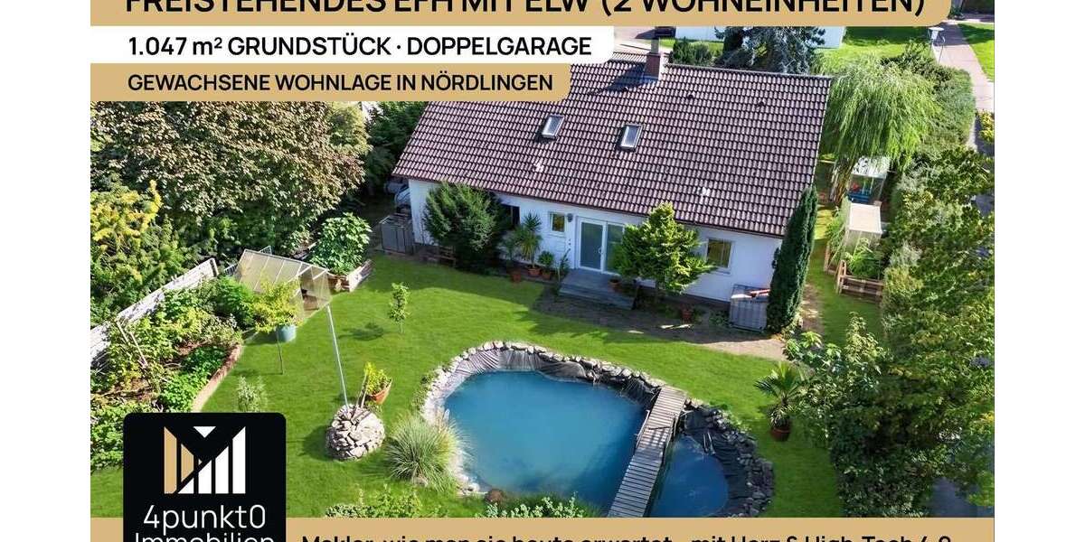 Einfamilienhaus Nördlingen - 8 Zimmer, 165 m&sup2;, 475.000&euro; | Angebot:24790861