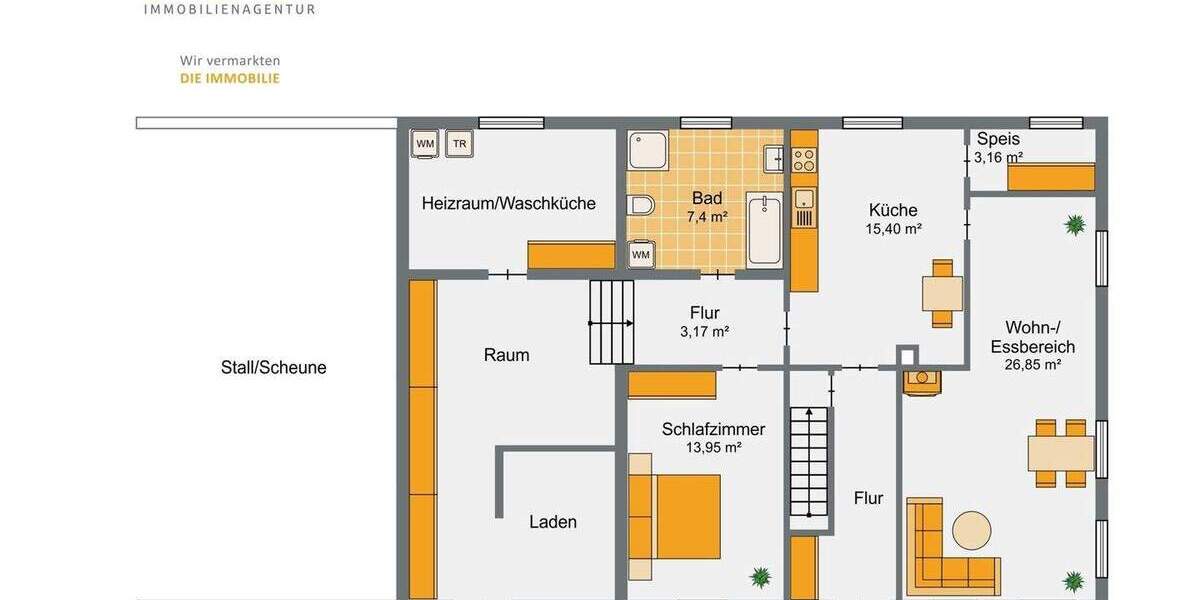 Bauernhaus, Landhaus Heidenheim / Kleinkuchen Kleinkuchen - 4 Zimmer, 154 m&sup2;, 295.000&euro; | Angebot:25670701