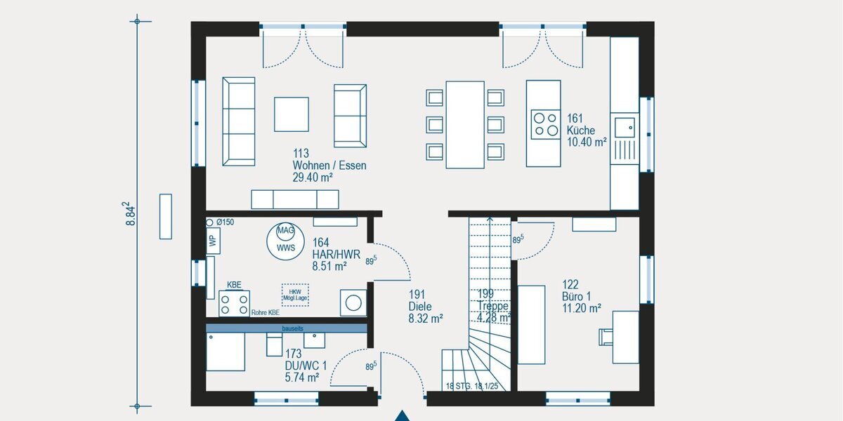 Ihr neues Einfamilienhaus in Leinzell - individuell geplant - Einfamilienhaus Leinzell | Angebot:27662818