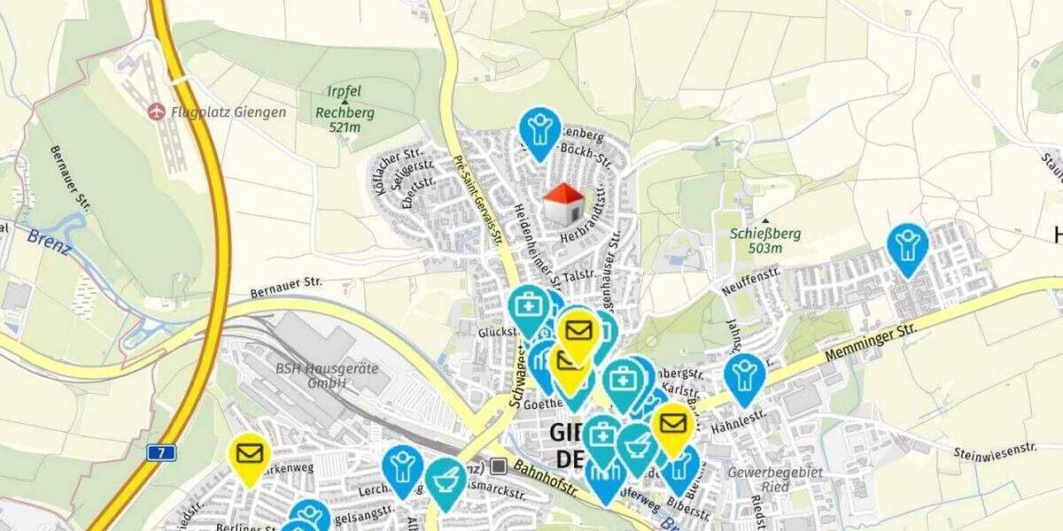 Mehrfamilienhaus, Wohnhaus Giengen an der Brenz Giengen - 1 Zimmer, 525 m&sup2;, 895.000&euro; | Angebot:25670698