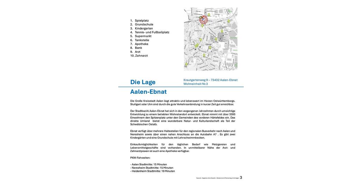 Erdgeschoßwohnung Aalen Ebnat - 1 Zimmer, 58 m&sup2;, 1.140&euro; | Angebot:27604322
