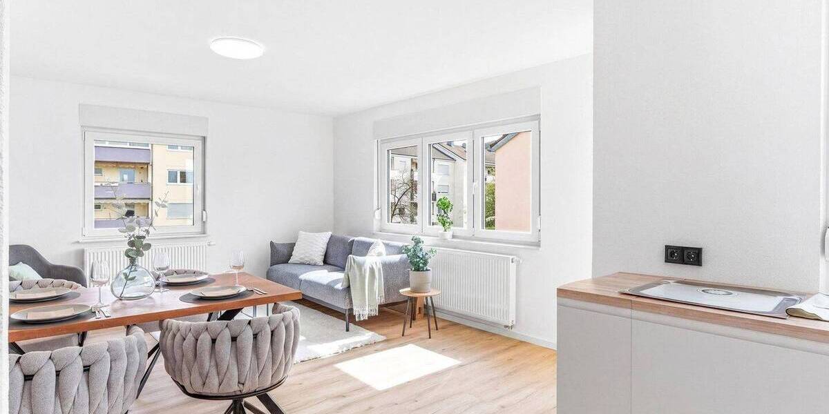 Etagenwohnung Aalen Unterkochen - 3 Zimmer, 73 m&sup2;, 276.000&euro; | Angebot:26257607