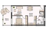 Etagenwohnung Aalen Unterkochen - 2.5 Zimmer, 63 m&sup2;, 949&euro; | Angebot:23476009