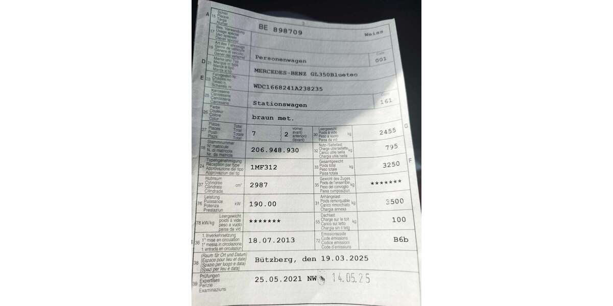 Mercedes-Benz GL 350 310.000 km 16.500 &euro; Aufhausen (Heidenheim an der Brenz) 89520