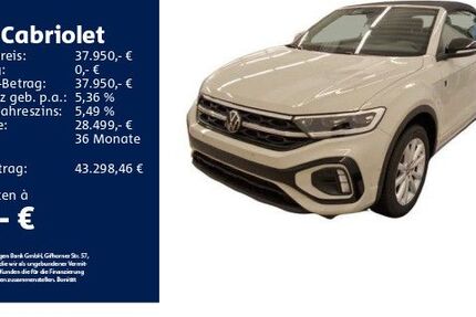 VW T-Roc 6.182 km 37.450 &euro; Schwäbisch Gmünd 73525
