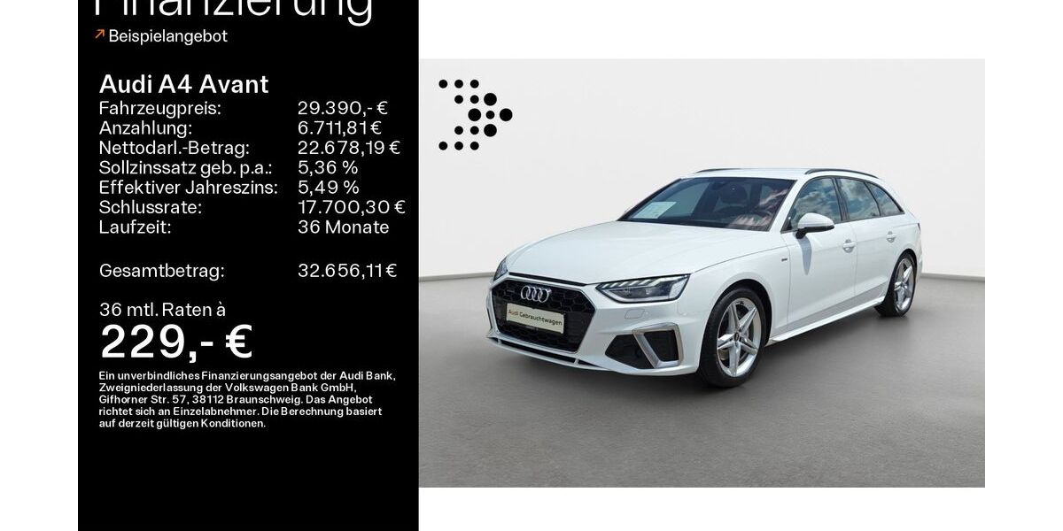 Audi A4 95.323 km 29.390 &euro; Heidenheim a. d. B. 89520