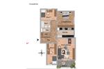 Etagenwohnung Durlangen - 4 Zimmer, 98 m&sup2;, 870&euro; | Angebot:27589411