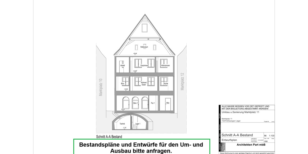 Mehrfamilienhaus, Wohnhaus Ellwangen (Jagst) - 13 Zimmer, 406 m&sup2;, 495.000&euro; | Angebot:24533277
