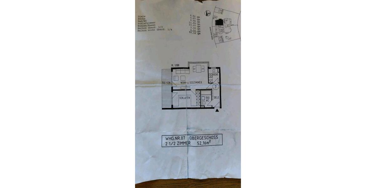 Etagenwohnung Aalen Attenhofen - 2.5 Zimmer, 52 m&sup2;, 174.000&euro; | Angebot:26090208