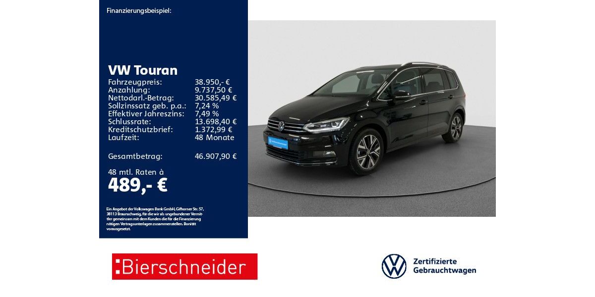 VW Touran 4.659 km 38.950 &euro; Aalen 73431