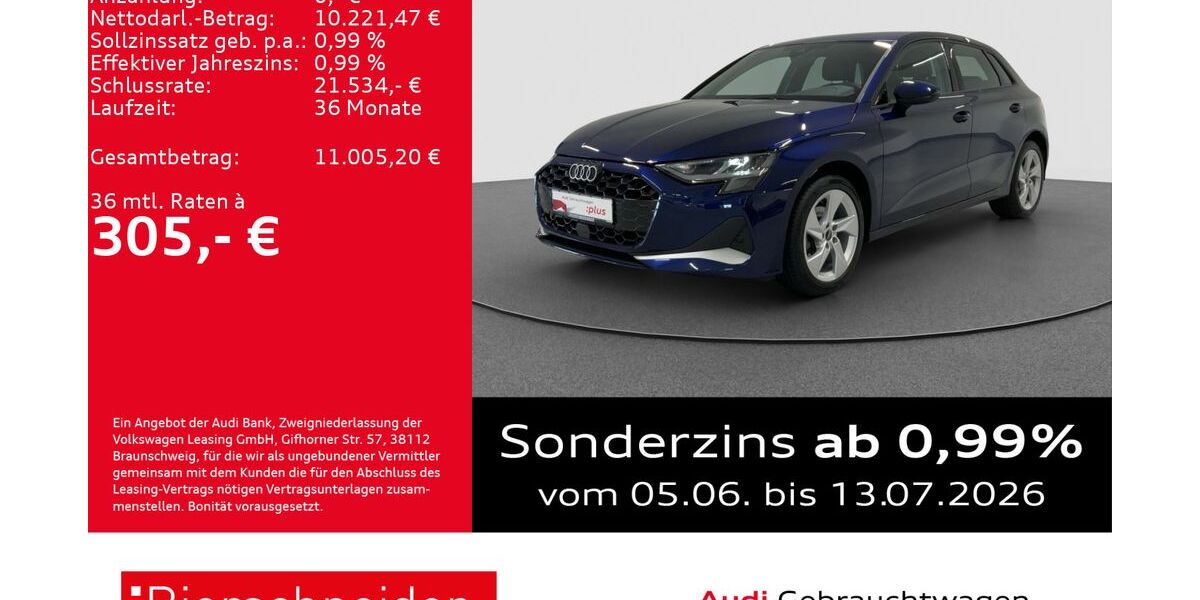 Audi A3 30.528 km 31.450 &euro; Aalen 73431