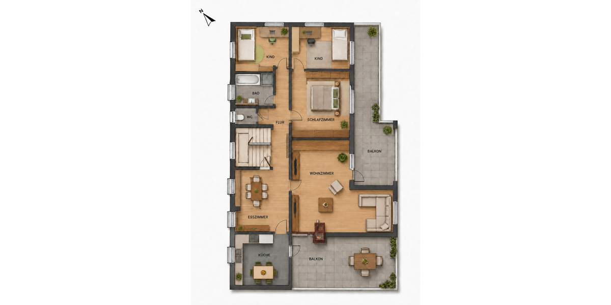 Wohnen mit Weitblick - Einfamilienhaus mit ELW in traumhafter Panoramalage von Herbrechtingen - Einfamilienhaus Herbrechtingen Herbrechtingen | Angebot:27254721