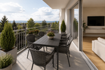 10% Rabatt bis August! Neubauprojekt „Panoramablick“ 3,5 Zi. Wohnung mit Balkon Aufzug & TG - Etagenwohnung Göggingen | Angebot:27532452