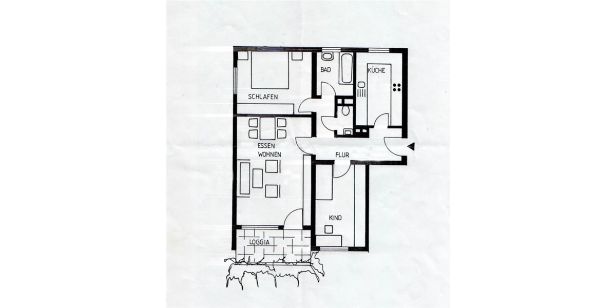 Etagenwohnung Leinzell - 3 Zimmer, 83 m&sup2;, 183.000&euro; | Angebot:25798542