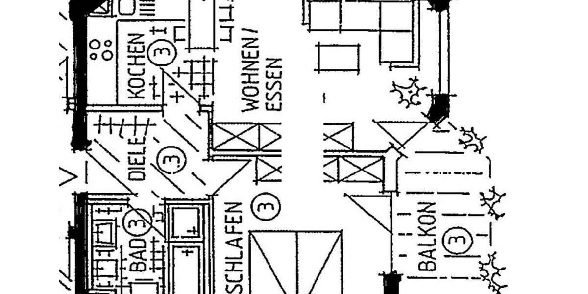 Hochparterre Nattheim - 2 Zimmer, 54 m&sup2;, 174.000&euro; | Angebot:25235584