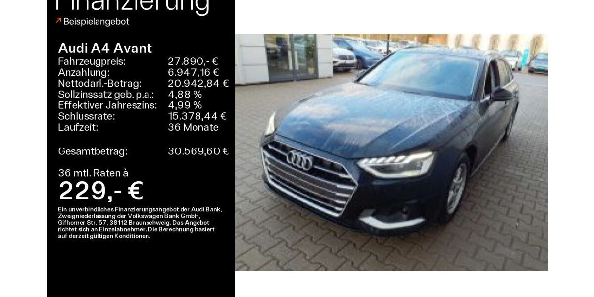 Audi A4 46.185 km 26.390 &euro; Heidenheim an der Brenz 89520