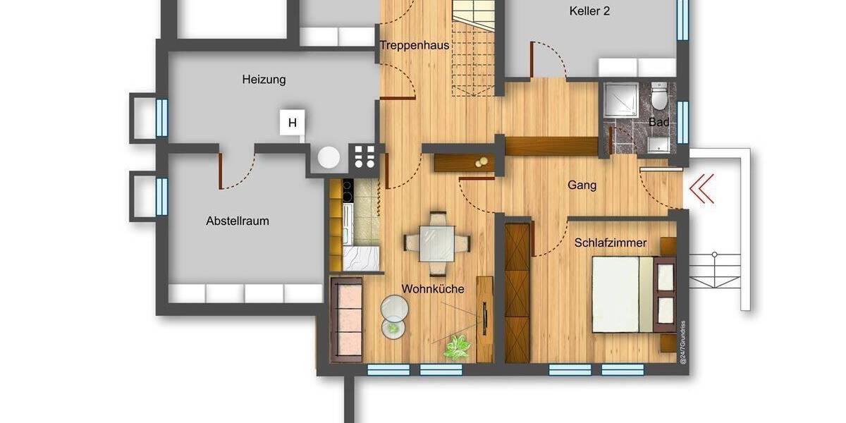 Einfamilienhaus Heidenheim an der Brenz Innenstadt - 5 Zimmer, 135 m&sup2;, 425.000&euro; | Angebot:26684594