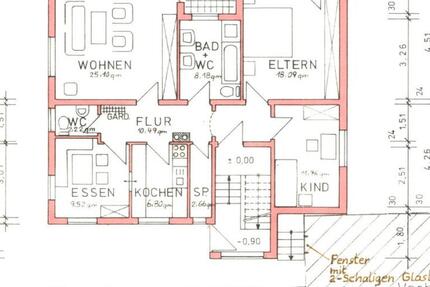 Wohnung Unterschneidheim - 3.5 Zimmer, 95 m&sup2;, 710&euro; | Angebot:25960802