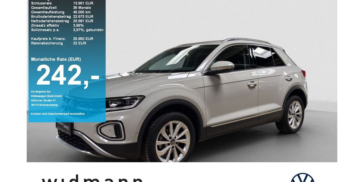 VW T-Roc 8.490 km 26.490 &euro; Schwäbisch Gmünd 73527
