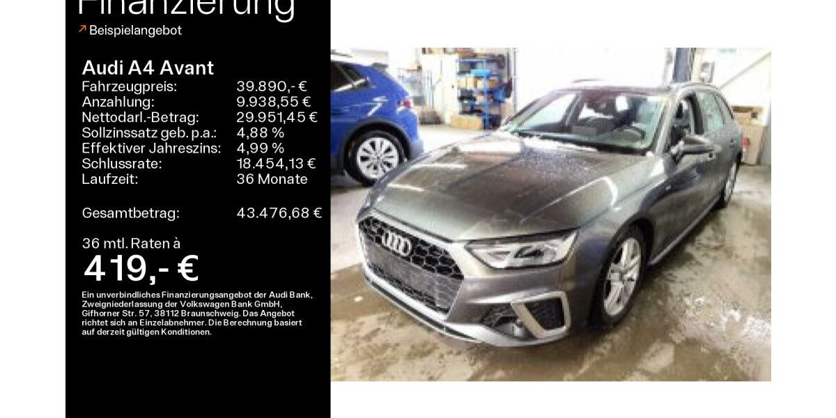 Audi A4 49.835 km 37.890 &euro; Heidenheim an der Brenz 89520