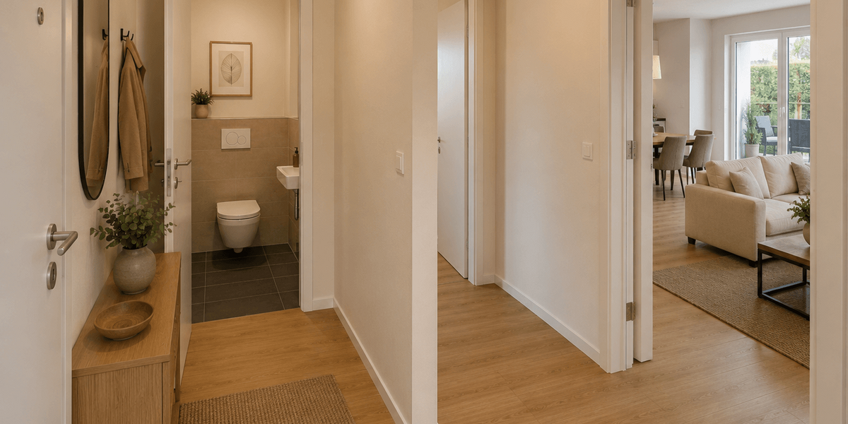10% Rabatt bis August! Neubauprojekt „Panoramablick“ 3,5 Zi. Wohnung mit Balkon Aufzug & TG - Etagenwohnung Göggingen | Angebot:27532453